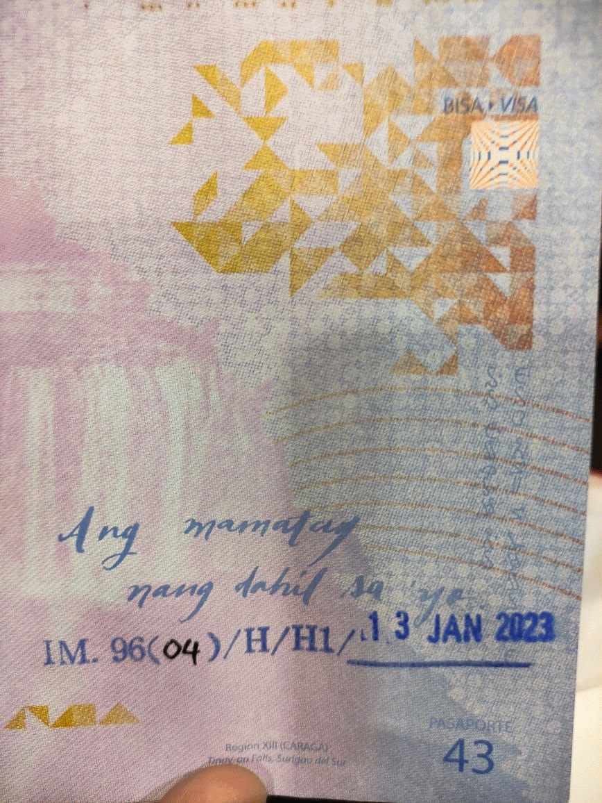 NTL Stamp On My Passport Lawyerment Answers