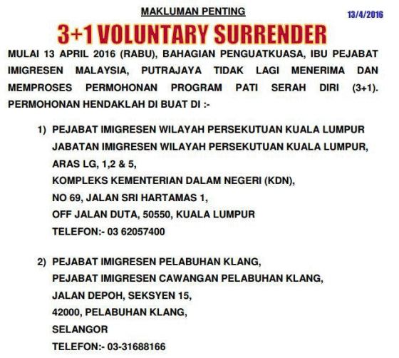Selangor ibu pejabat imigresen Senarai Pejabat