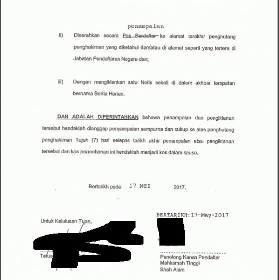 Mohon Bantuan Untuk Lawan Petisyen Pemiutang Page 4 Lawyerment Answers