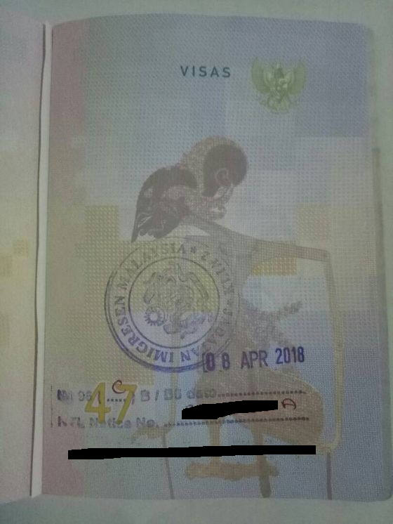 First time traveling to Malaysia and NTL stamp Lawyerment Answers