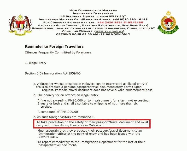 Immigration Malaysia Blacklisting Ntl Ban Period Appeals For Inbound Visitors Tourists Page 21 Lawyerment Answers