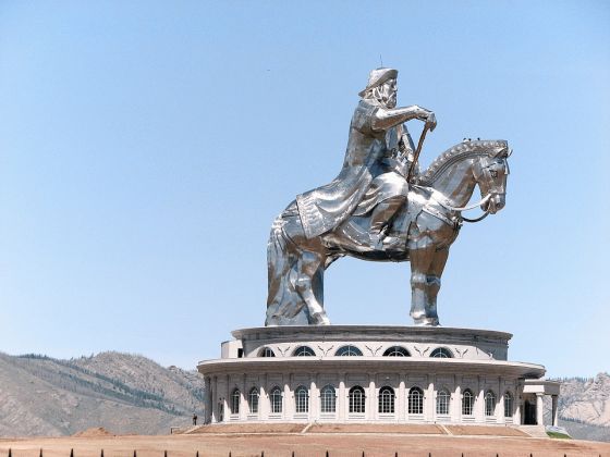 Genghis Khan Equestrian Statue in Mongolia