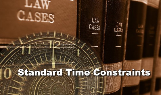 Standard Time Constraints