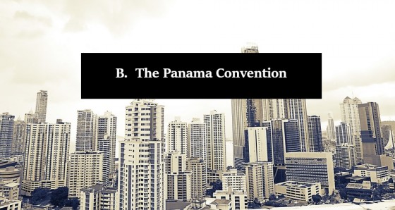 The Panama Convention