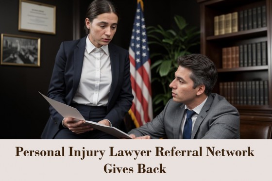 Personal Injury Lawyer Referral Network Gives Back