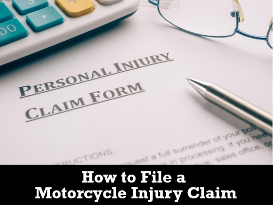 How to File a Motorcycle Injury Claim