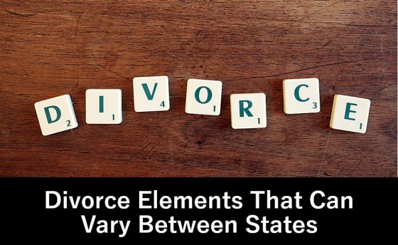 Divorce Elements That Can Vary Between States
