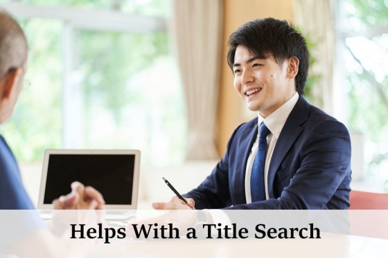 Helps With a Title Search