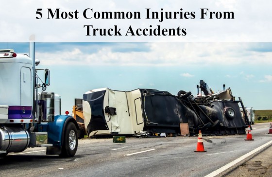 5 Most Common Injuries From Truck Accidents
