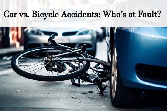Car vs. Bicycle Accidents: Who's at Fault