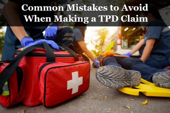 Common Mistakes to Avoid When Making a TPD Claim
