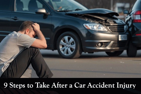 9 Steps To Take After A Car Accident Injury