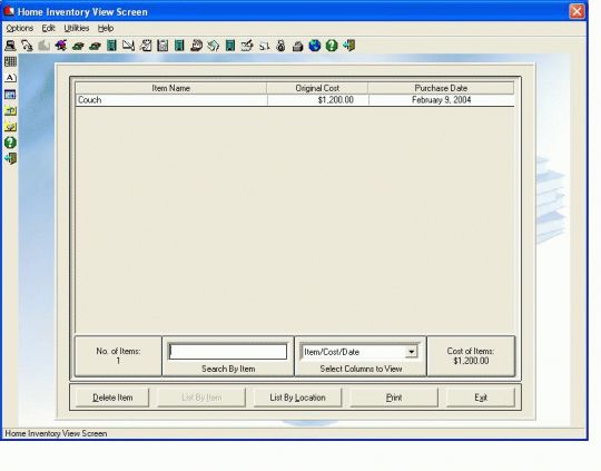 home inventory software free