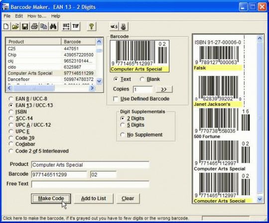 Barcode Maker Screenshot