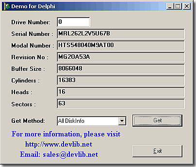 GetDiskSerial.DLL 3.0.