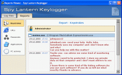 Spy Lantern Keylogger Screenshot
