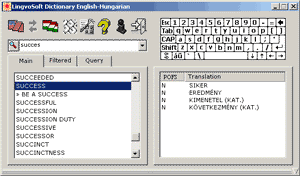 LingvoSoft Free Dictionary English <-> Hungarian for Windows Screenshot