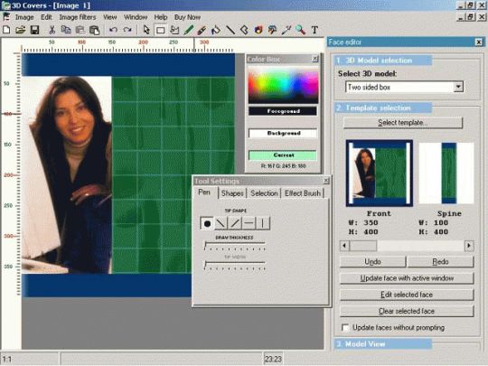 Virtual Cover Creator Screenshot