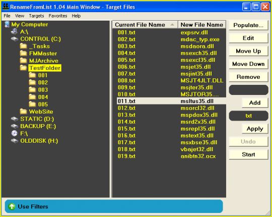 Rename From List Screenshots Free Software Download Lawyerment