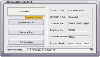 eDonkey Acceleration Patch Screenshot
