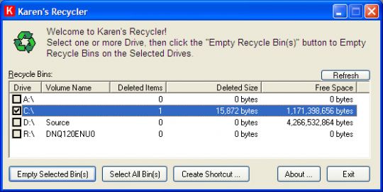 Recycler Screenshot