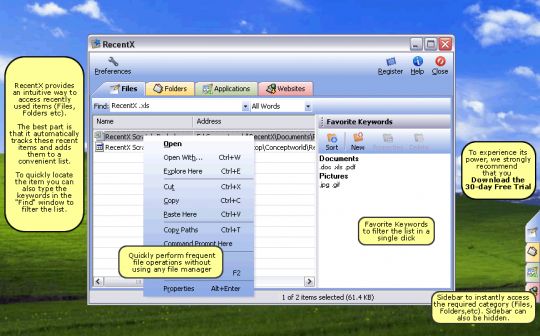 RecentX - Free Software Download - Lawyerment
