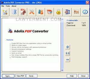 Adolix PDF Converter PRO Screenshot