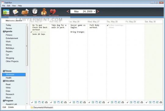 Task Run Screenshot