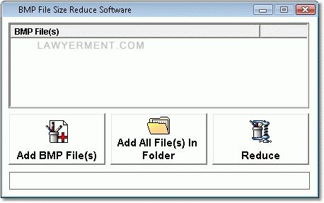 BMP File Size Reduce Software Screenshot