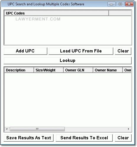 UPC Search and Lookup Multiple Codes Software - Free Software Download ...