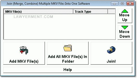 Join Merge Combine Multiple Mkv Files Into One Software Screenshots Free Software Download 6675