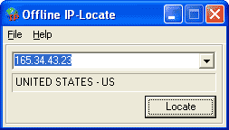 Offline IP-Locate Screenshot