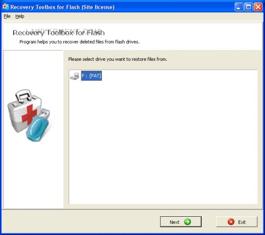 Recovery Toolbox for Flash Screenshot