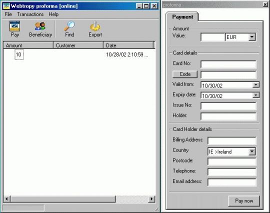 Proforma Screenshots - Free Software Download - Lawyerment