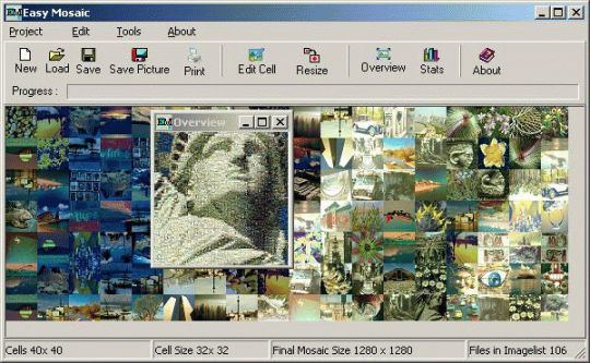 Easy Mosaic 2005 Screenshot