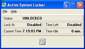 Active System Locker Screenshot