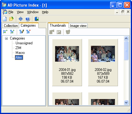 AD Picture Index Screenshot