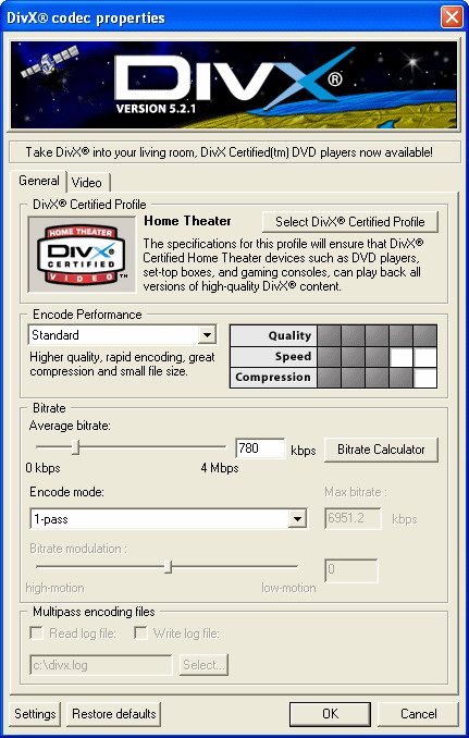 Codec software