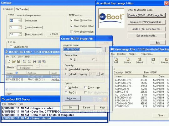 Network Boot Tools Screenshot