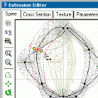 Extrusion Editor Screenshot