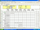 Employee Scheduler for Excel and OpenOffice Screenshot
