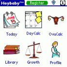 Heybaby (For PalmOS) Screenshot