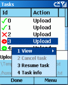 Orneta FTP for Smartphone 2003 Screenshot