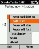 Orneta Tester for Smartphone 2002 Screenshot