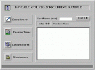 Golf Handicapper Screenshot