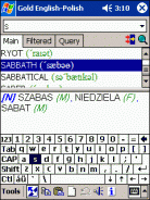 LingvoSoft Basic Talking Dictionary English <-> Polish for Pocket PC Screenshot