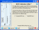 MICR Font Set Screenshot