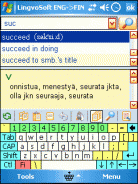 LingvoSoft Talking Dictionary English <-> Finnish for Pocket PC Screenshot