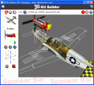 3D Kit Builder (P51 Mustang) Screenshot