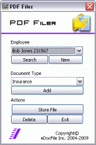 PDF Filer II V Screenshot